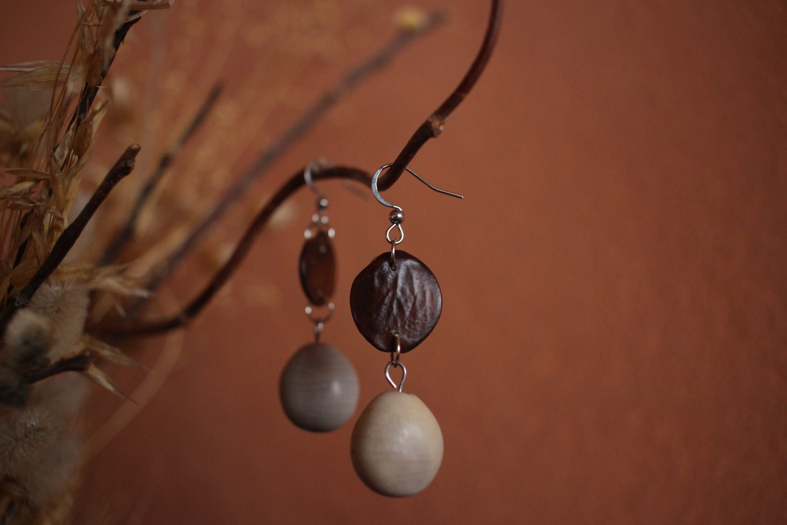 Boucles d'oreilles Glycine et Canique – Image 3