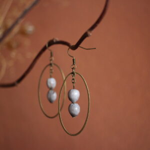 Boucles d'oreilles Ovale job