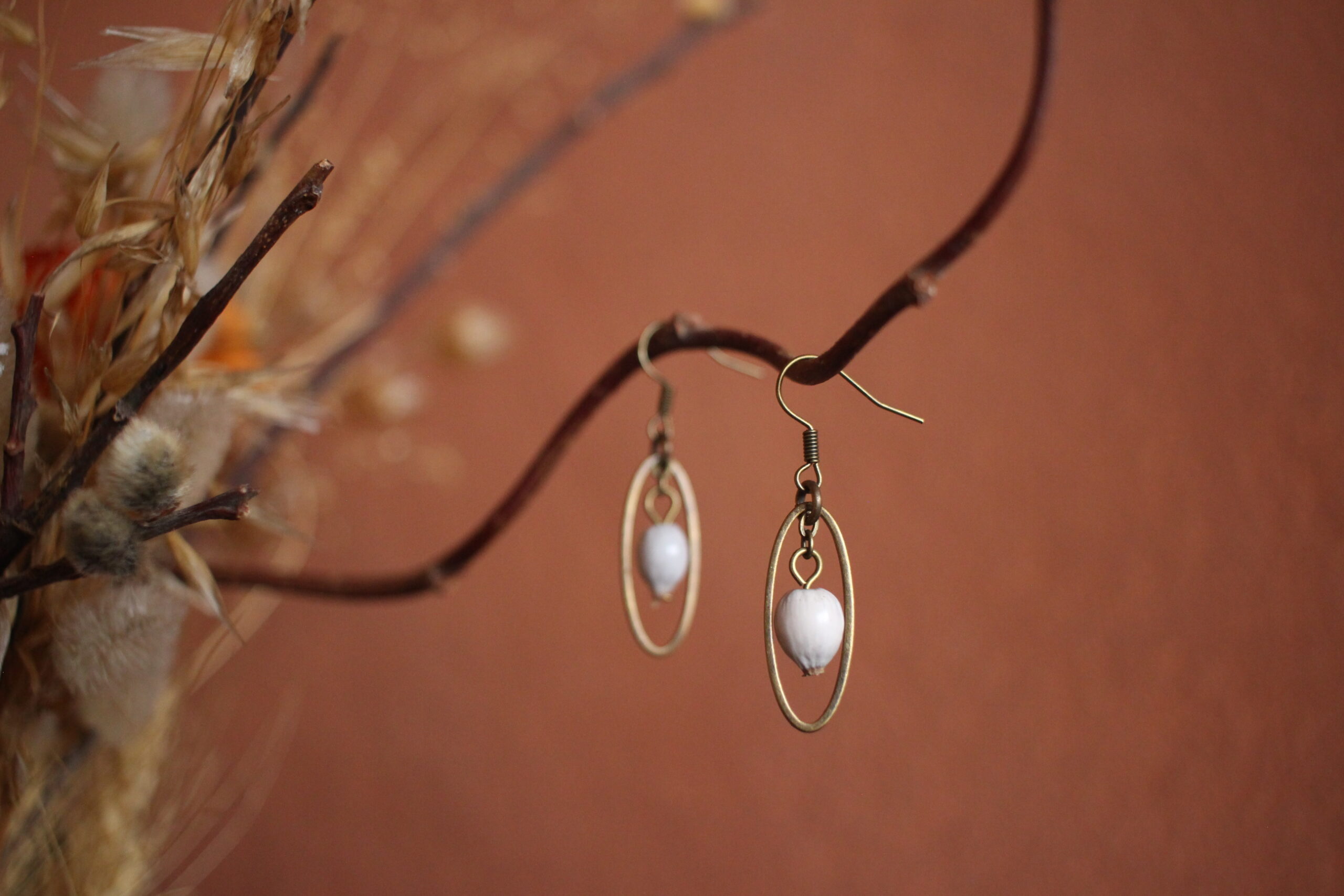 Boucles d'oreilles Petit ovale Job