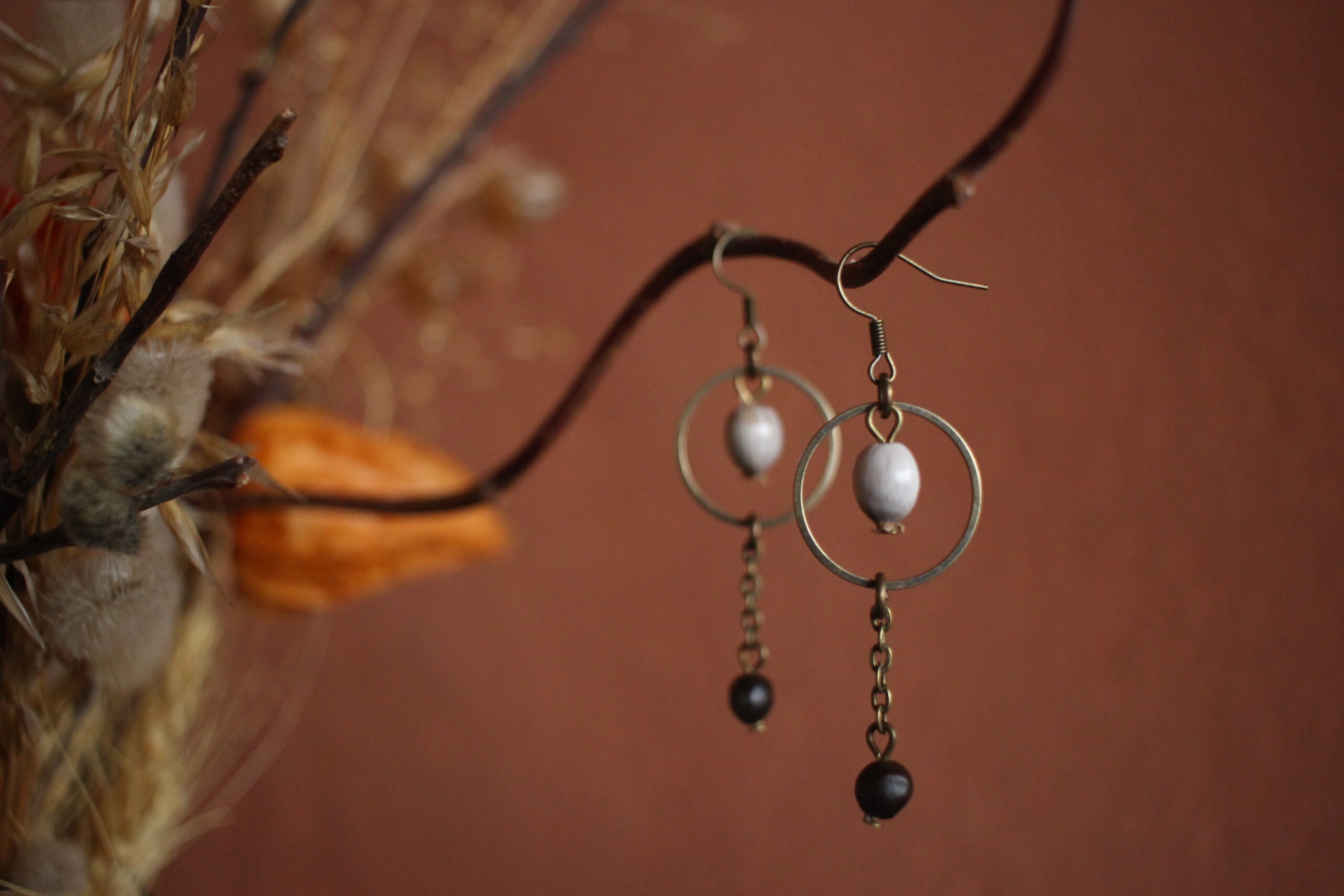 Boucles d'oreilles Rond Job et Savonnier de Chine – Image 6