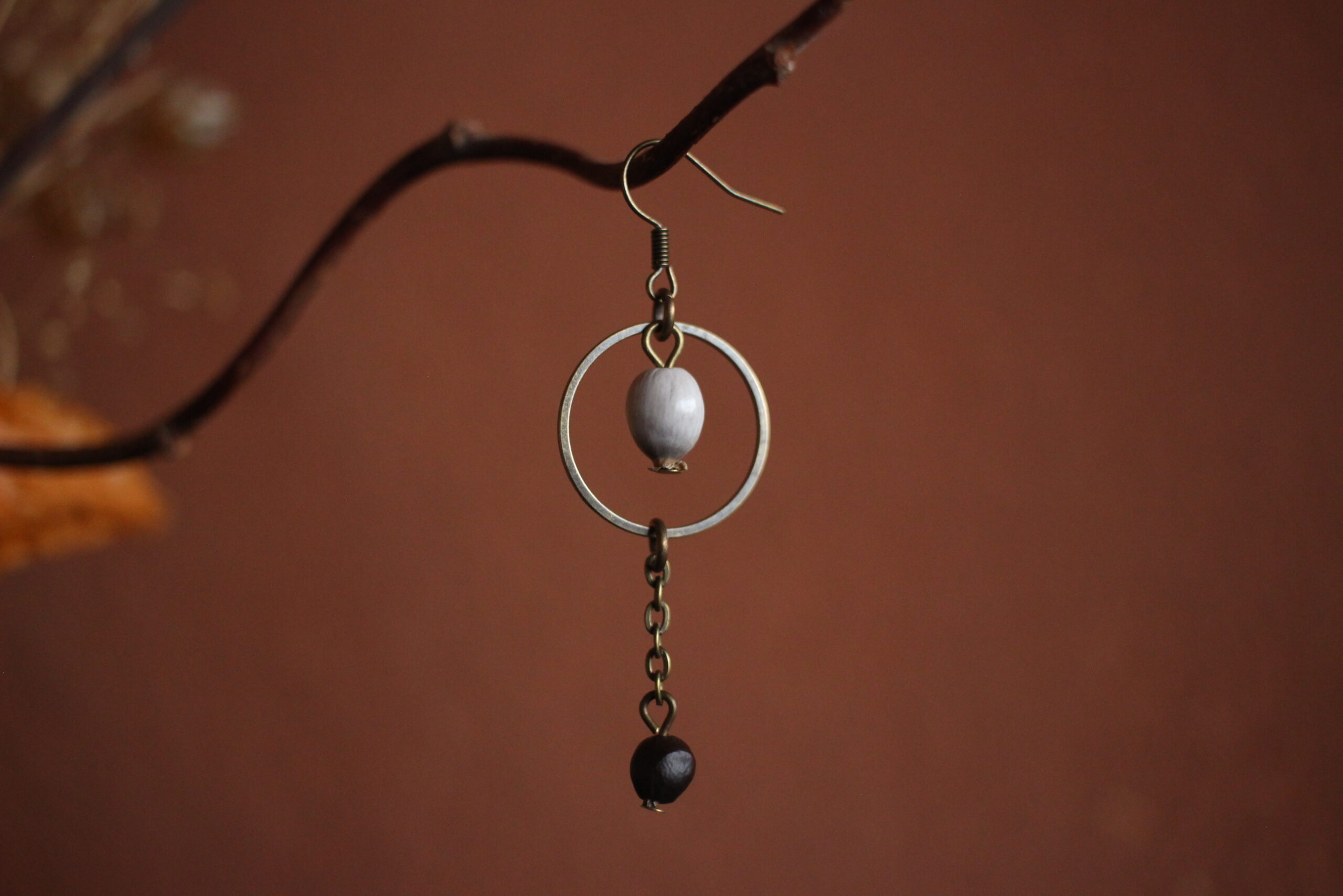 Boucles d'oreilles Rond Job et Savonnier de Chine – Image 7