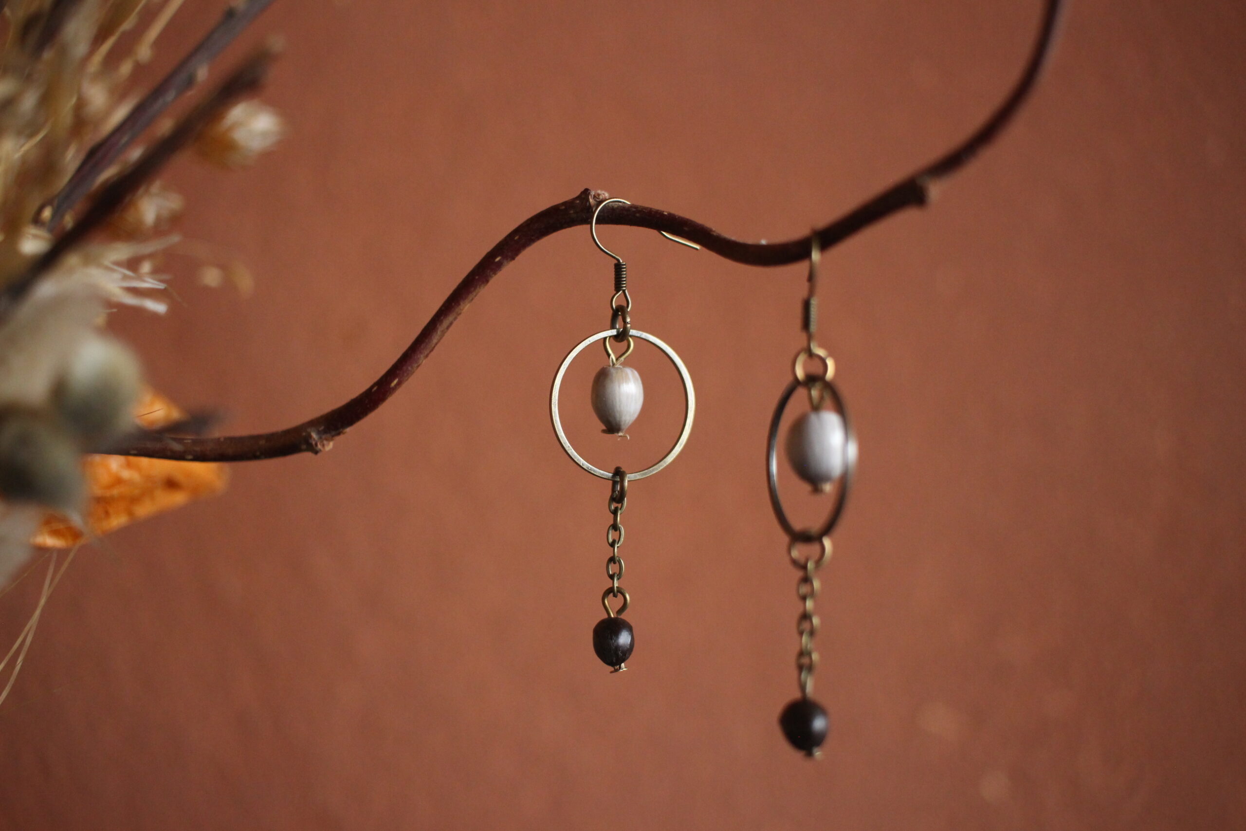 Boucles d'oreilles Rond Job et Savonnier de Chine – Image 2