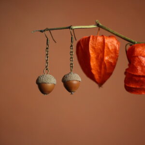 Boucles d'oreilles Gland chainette