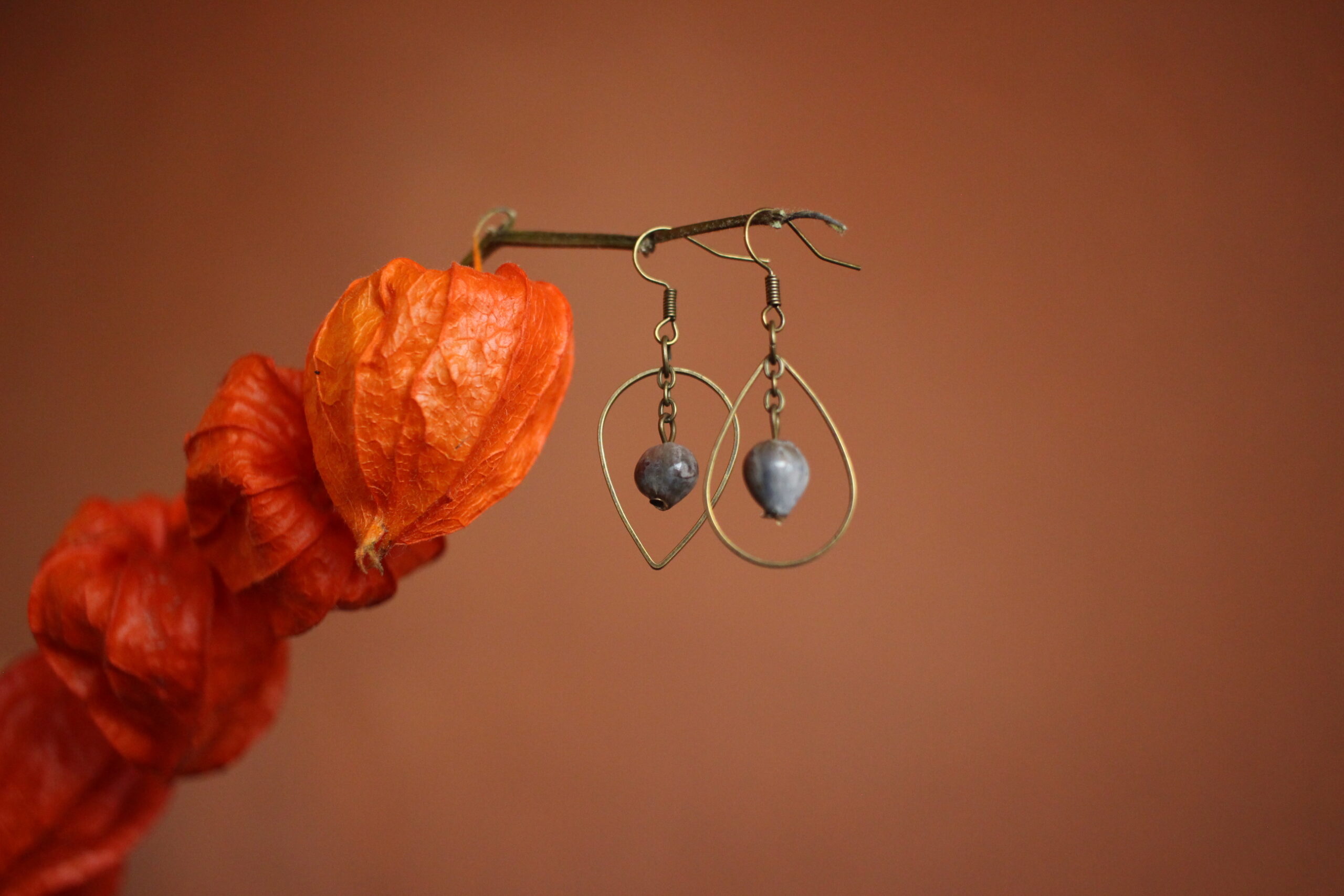 Boucles d'oreilles Goutte Larme de Job – Image 2