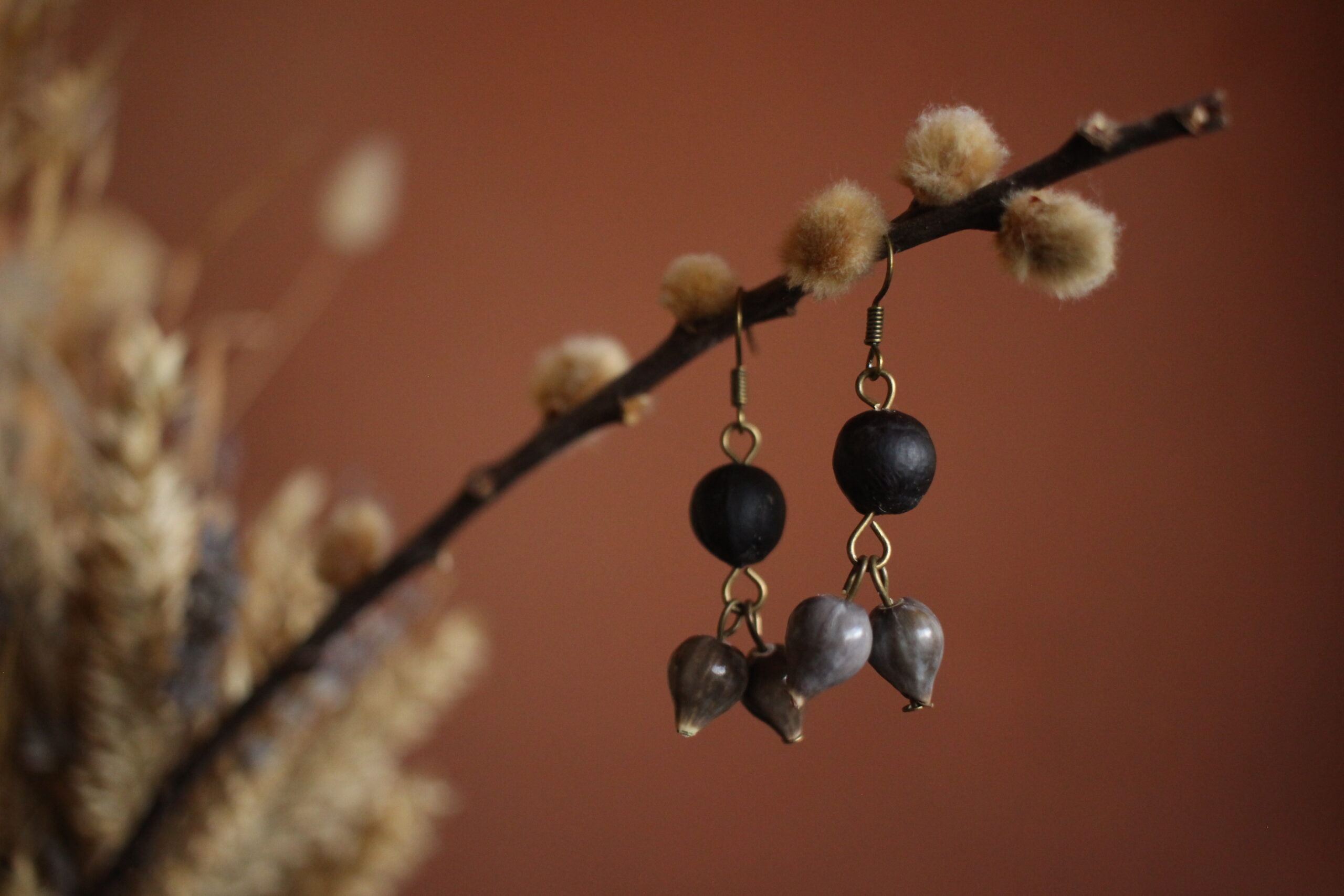 Boucles d'oreilles Savonnette et larmes de Job – Image 5