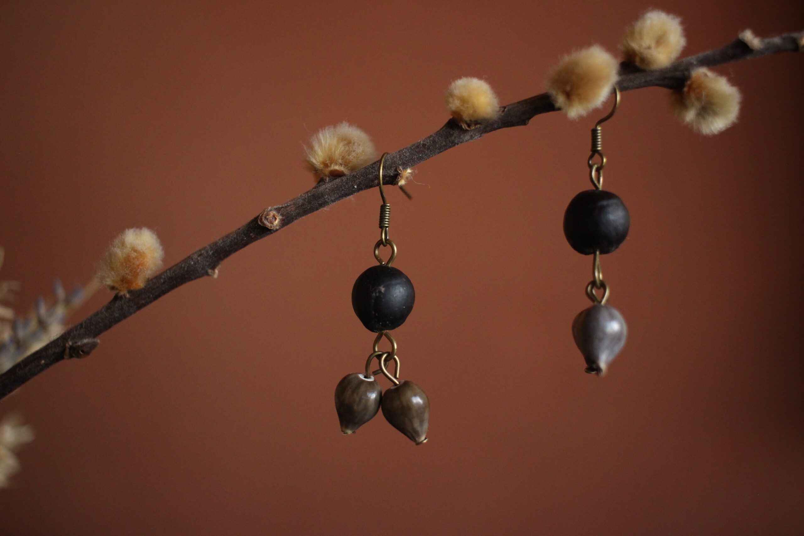 Boucles d'oreilles Savonnette et larmes de Job – Image 4