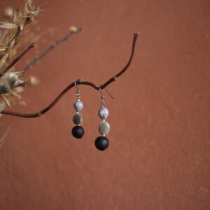 Boucles d'oreilles Tricolore