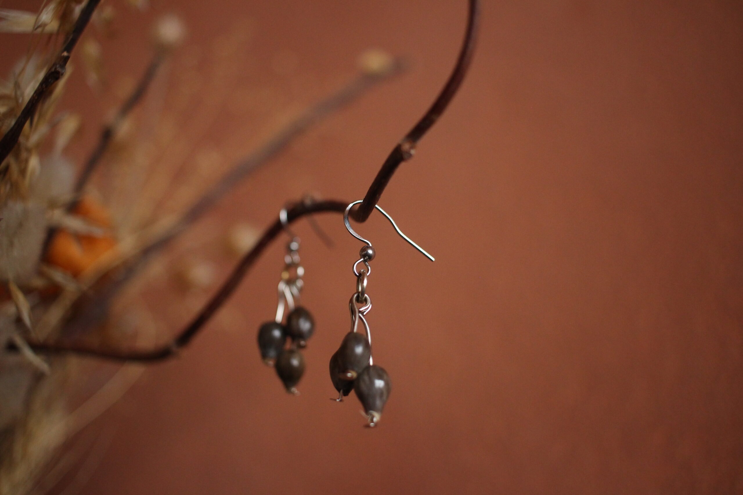 Boucles d'oreilles Trio larme de Job