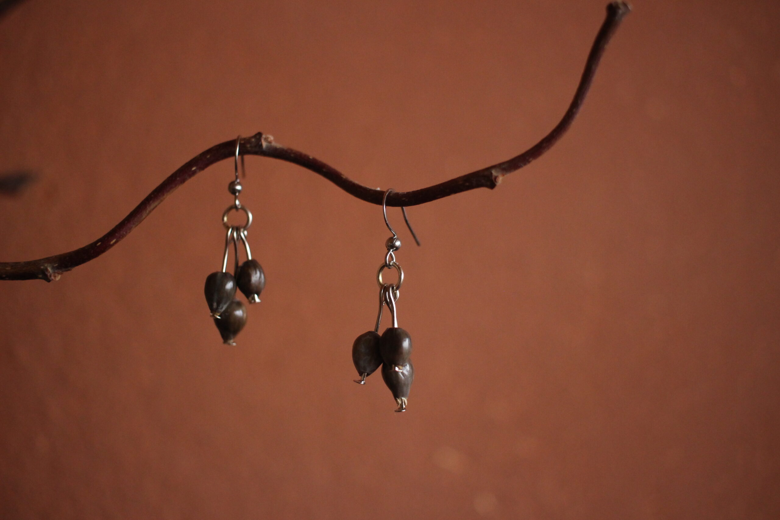 Boucles d'oreilles Trio larme de Job – Image 3