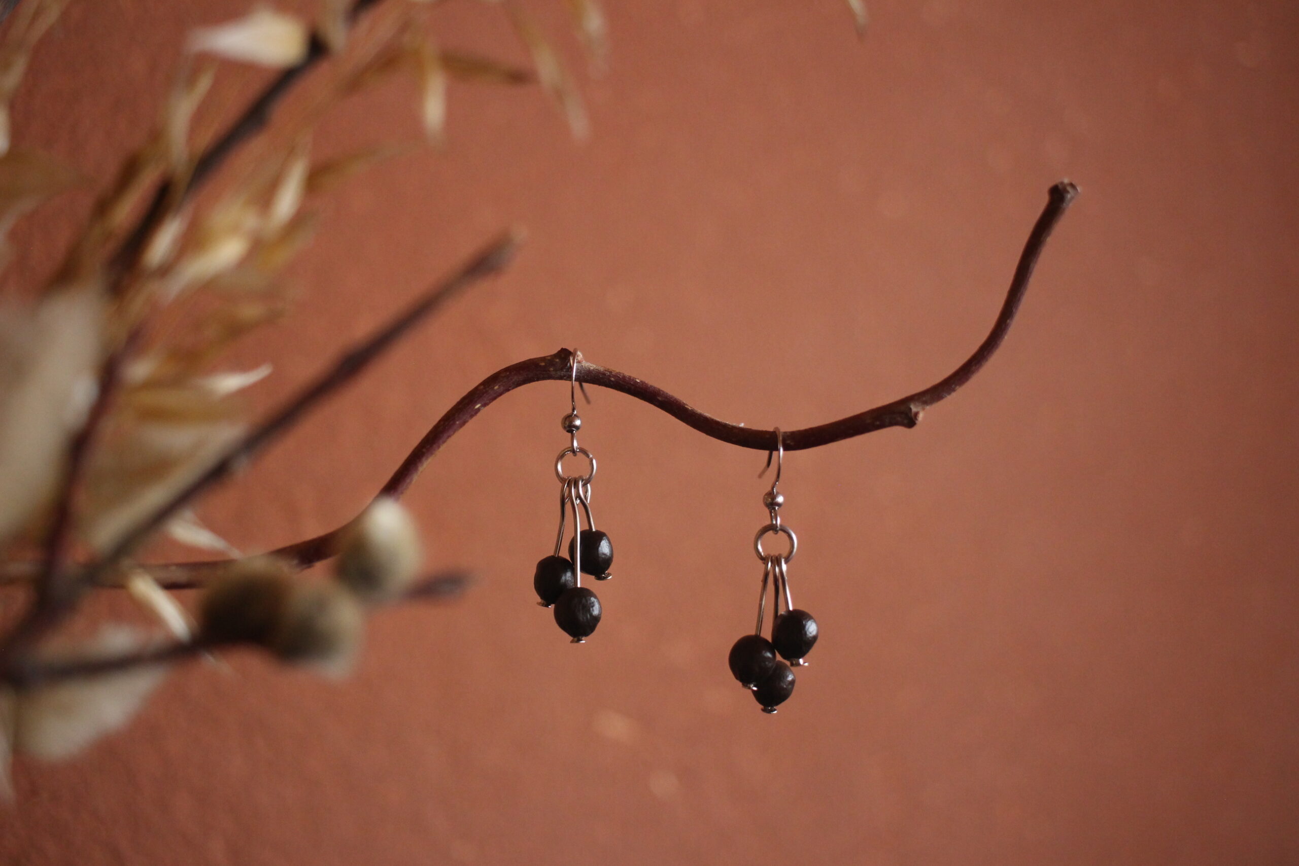 Boucles d'oreilles Trio Savonnier de Chine – Image 3